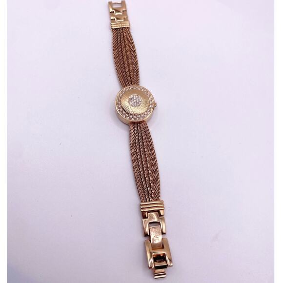 Anne Clain Locket Secret Watch Gold Tone 7 Inches - Picture 2 of 11